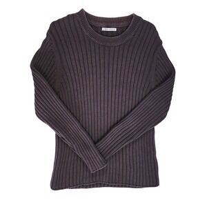 ZARA Women's Cotton Sweater Size M Minimalist Office Capsule Preppy